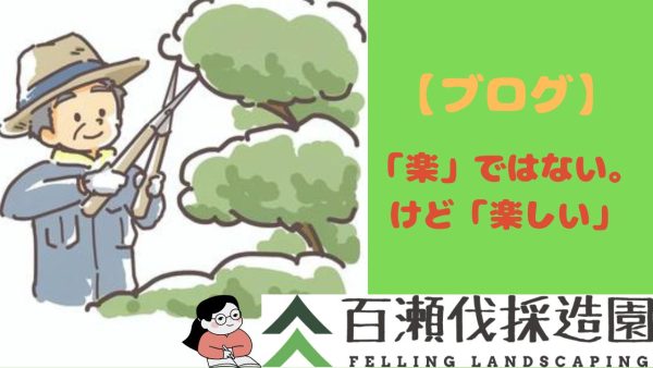 「楽」ではない。けど「楽しい」